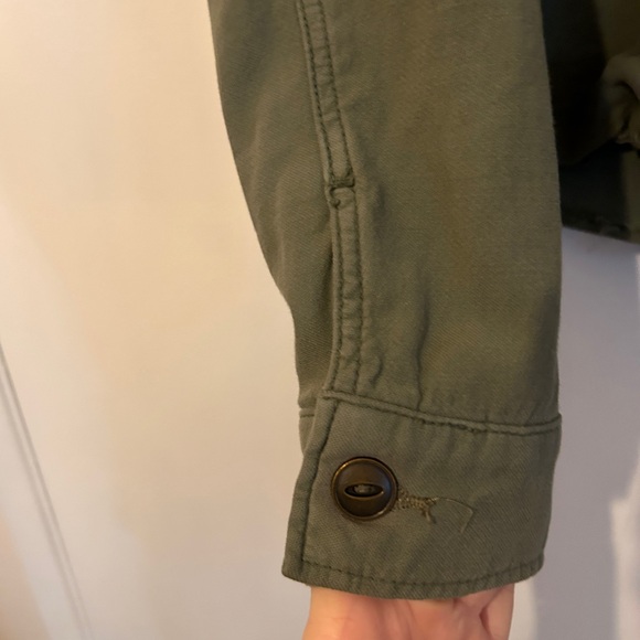 EUC Free People Basin Plaid Hooded Button Down - Picture 8 of 11